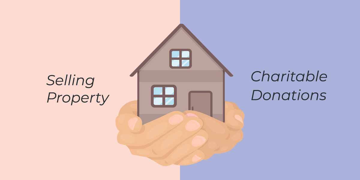 Estate Property Donations - comparing charitable donations versus selling